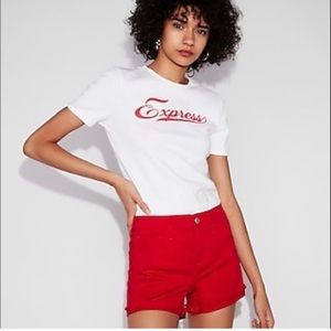 #Express (NWT) Shortie Mid Rise ❤️ Shorts